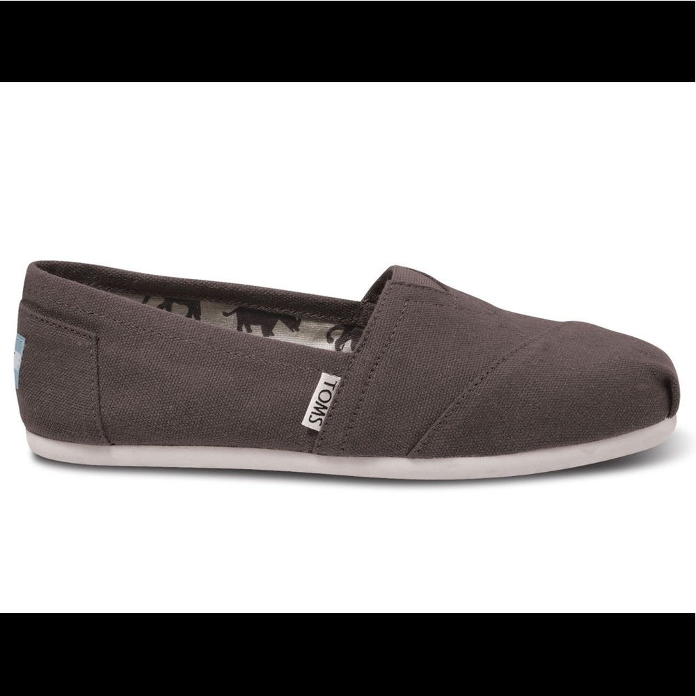 Toms Classic Slip On Ash Gray